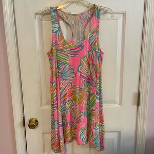 Lilly Pulitzer Pink and Green Patterned Top